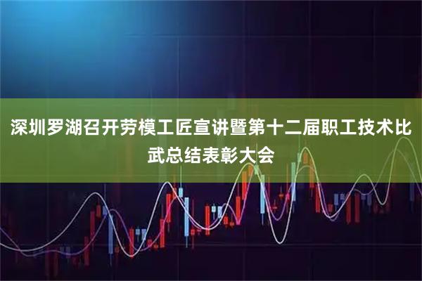深圳罗湖召开劳模工匠宣讲暨第十二届职工技术比武总结表彰大会