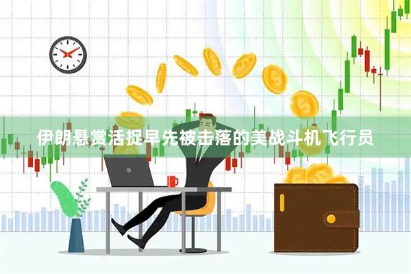 伊朗悬赏活捉早先被击落的美战斗机飞行员