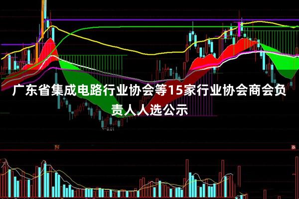 广东省集成电路行业协会等15家行业协会商会负责人人选公示